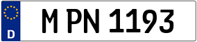 Truck License Plate